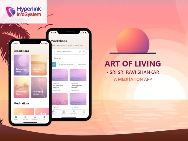 art of living – a meditation app